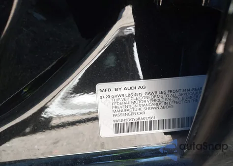 2024 Audi S3 Premium Plus Tfsi Quattro S Tronic из США, поврежденный, VIN WAUH3DGY6RA017581